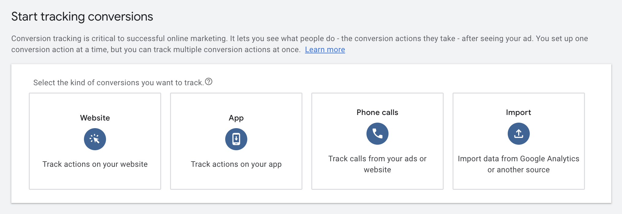 Screendump fra Google Ads