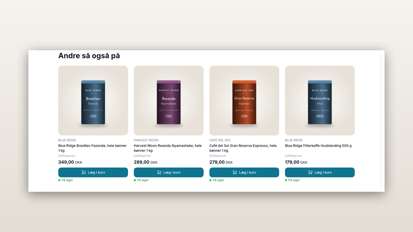 Anbefalinger er nu bygget ind i Shoporama