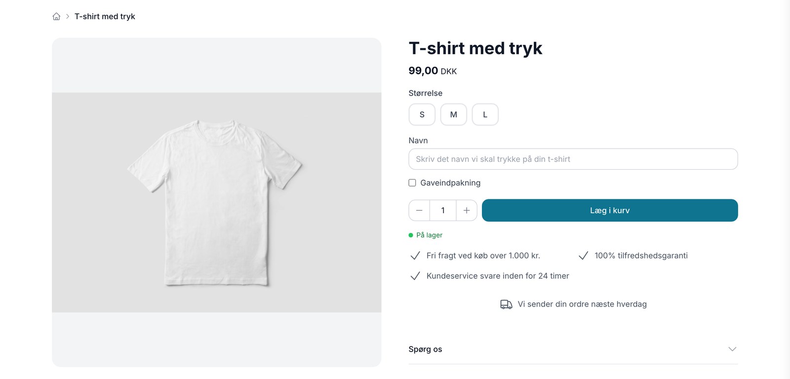 Nyt: lad kunderne personalisere deres køb