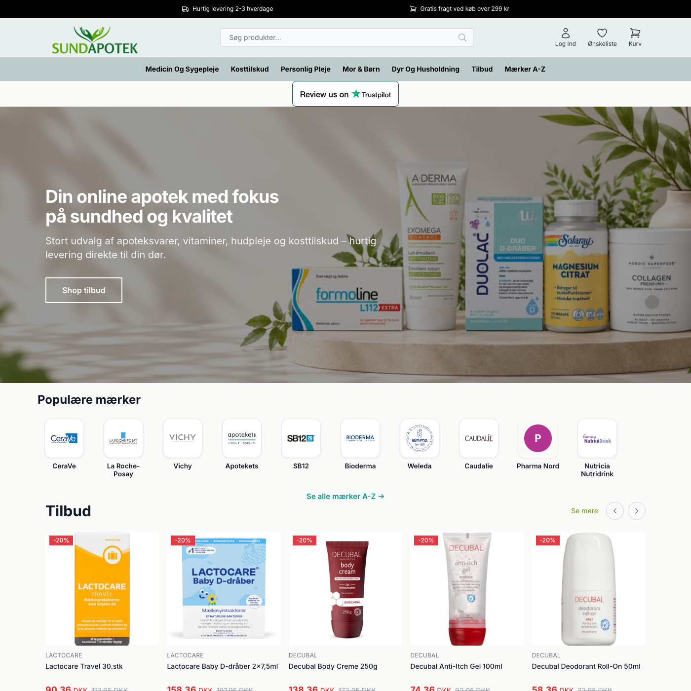 Sundapotek.dk, apoteks-webshop fra Hornslet-Ebeltoft Apotek